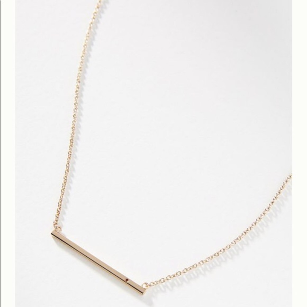 Anthropologie Bar Necklace